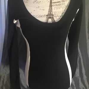 Guess black and white sweater size small